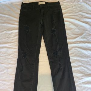 Distressed Black Skinny Jeans